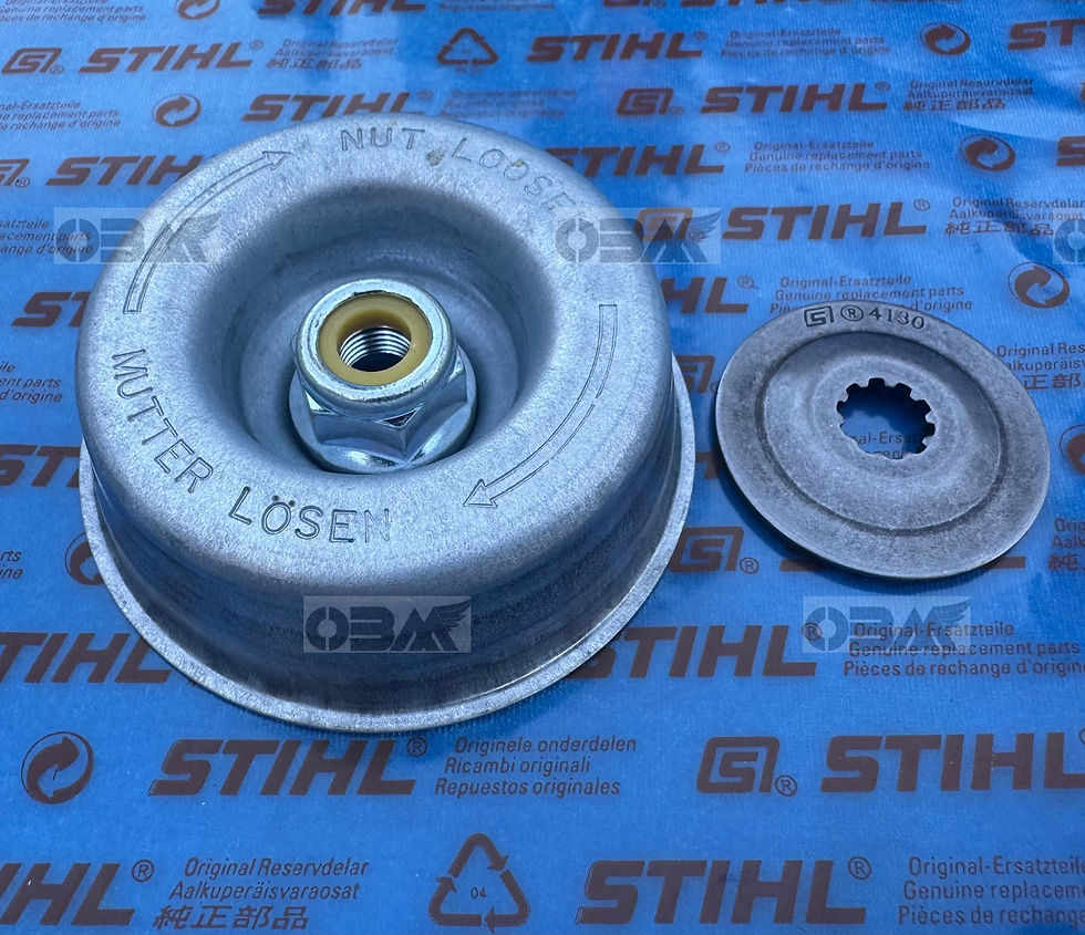 Thumbnail: STIHL Genuine FS Grass Blade Cup, Lock Washer and Lock Nut  4140 007 1014