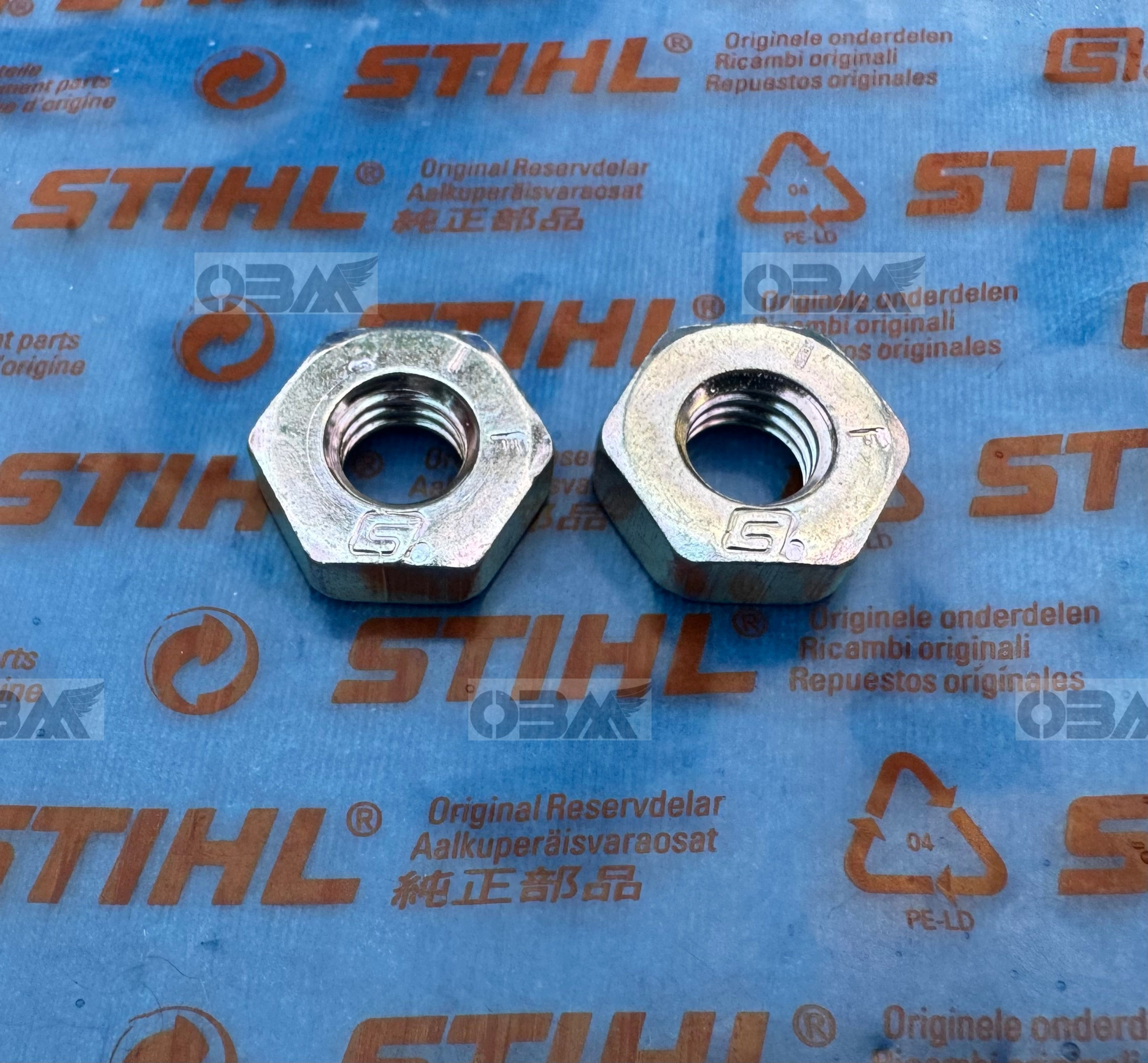 STIHL Genuine 084 088 MS880 M10x1.50 Bar Nuts (2)  # 0000 955 0903