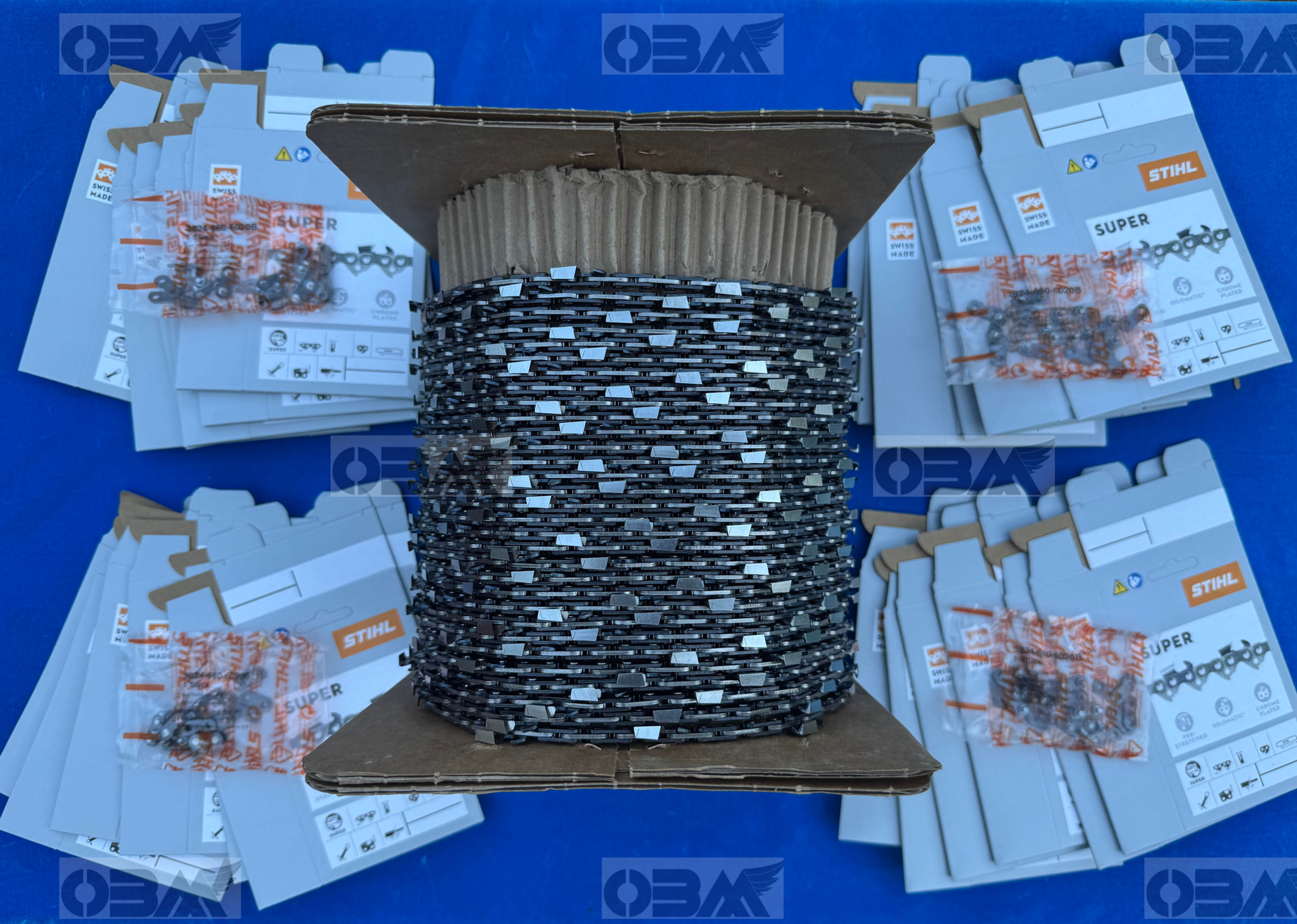 STIHL 36RSLF100FT  3/8" x .063" Square Ground Full Chisel/Skip  # 3673 000 1640