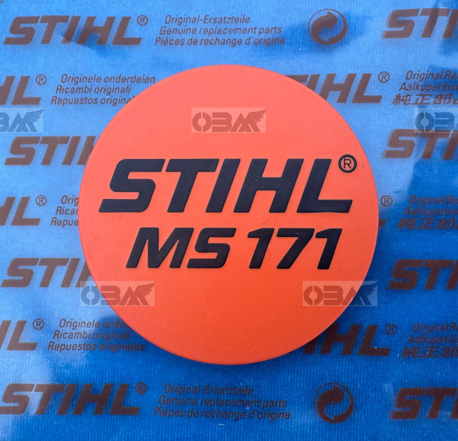 STIHL Genuine MS171 Model Plate  # 1139 967 1500