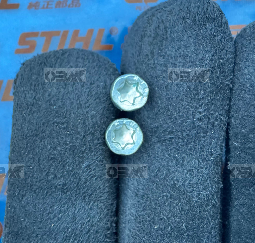 Thumbnail: STIHL Genuine MS651 MS661 M4 x 10mm Locking Spline Screws (2)  # 9022 341 0650