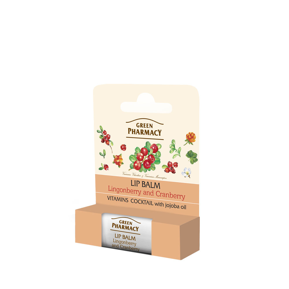 Green Pharmacy / Lip Balm / Lingonberry & Cranberry