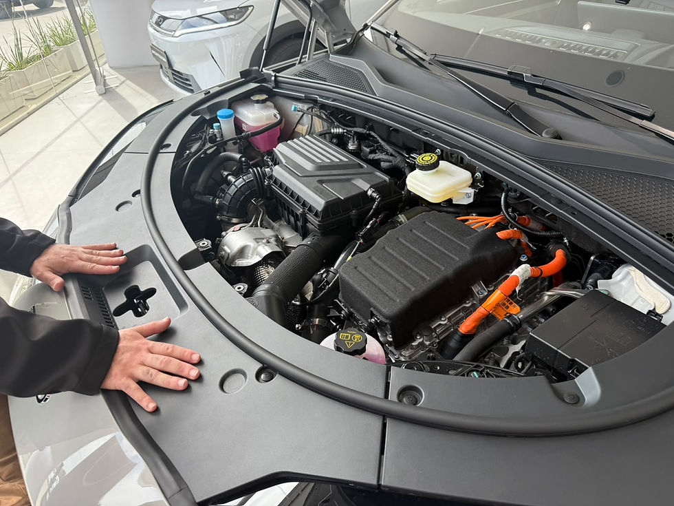 BYD Shark interior y motor
