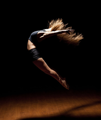 Dancer Jumping Gracefully