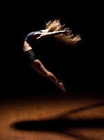 Dancer Jumping Gracefully