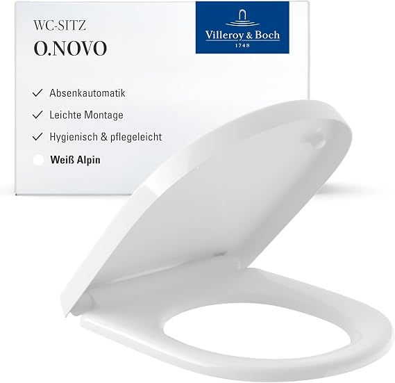 Villeroy & Boch O.novo WC-Sitz – SoftClose, weiß