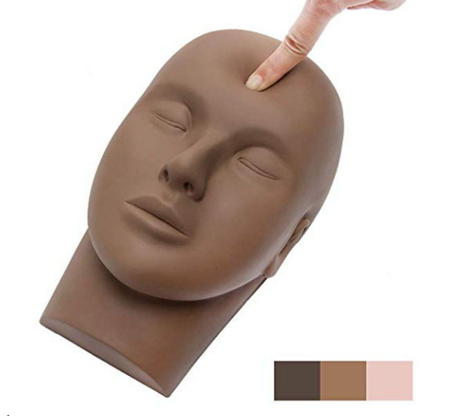 Flat Practice Mannequin Head School of Glamology