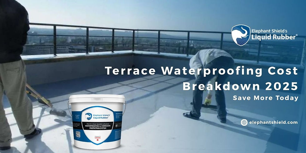 Terrace Waterproofing Cost Breakdown 2025: Save More Today
