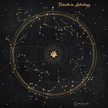 stylised astrology birth chart