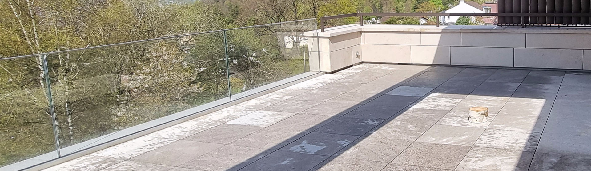 Ganzglasgeländer Klarglas