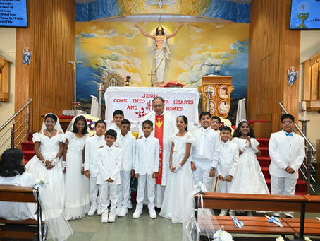 First Holy Communion Celebration at St. Theresa of the Child Jesus Church, Airoli on 28th December'2025