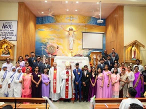 14 Candidates Receive the Sacrament of Confirmation at STCJ Airoli