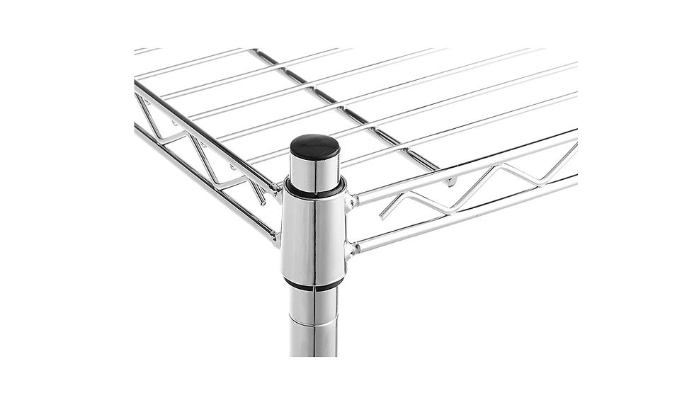 Thumbnail: HEAVY DUTY CHROME SHELF WITH SIX DIFFERENT SIZE'S