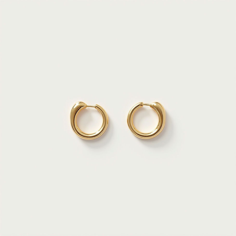 Delicate Gold Hoops