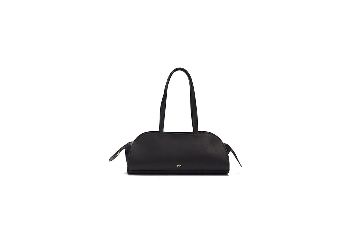 mia noir baguette bag
