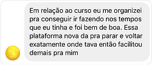 Feedback de aluno