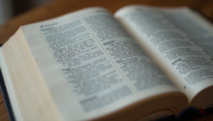 Close-up view of a Bible open to prophetic books with highlighted text