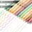 Thumbnail: Aesthetic Gel Highlighters and Pens No Bleed, 12 Pack, Pastel Colors
