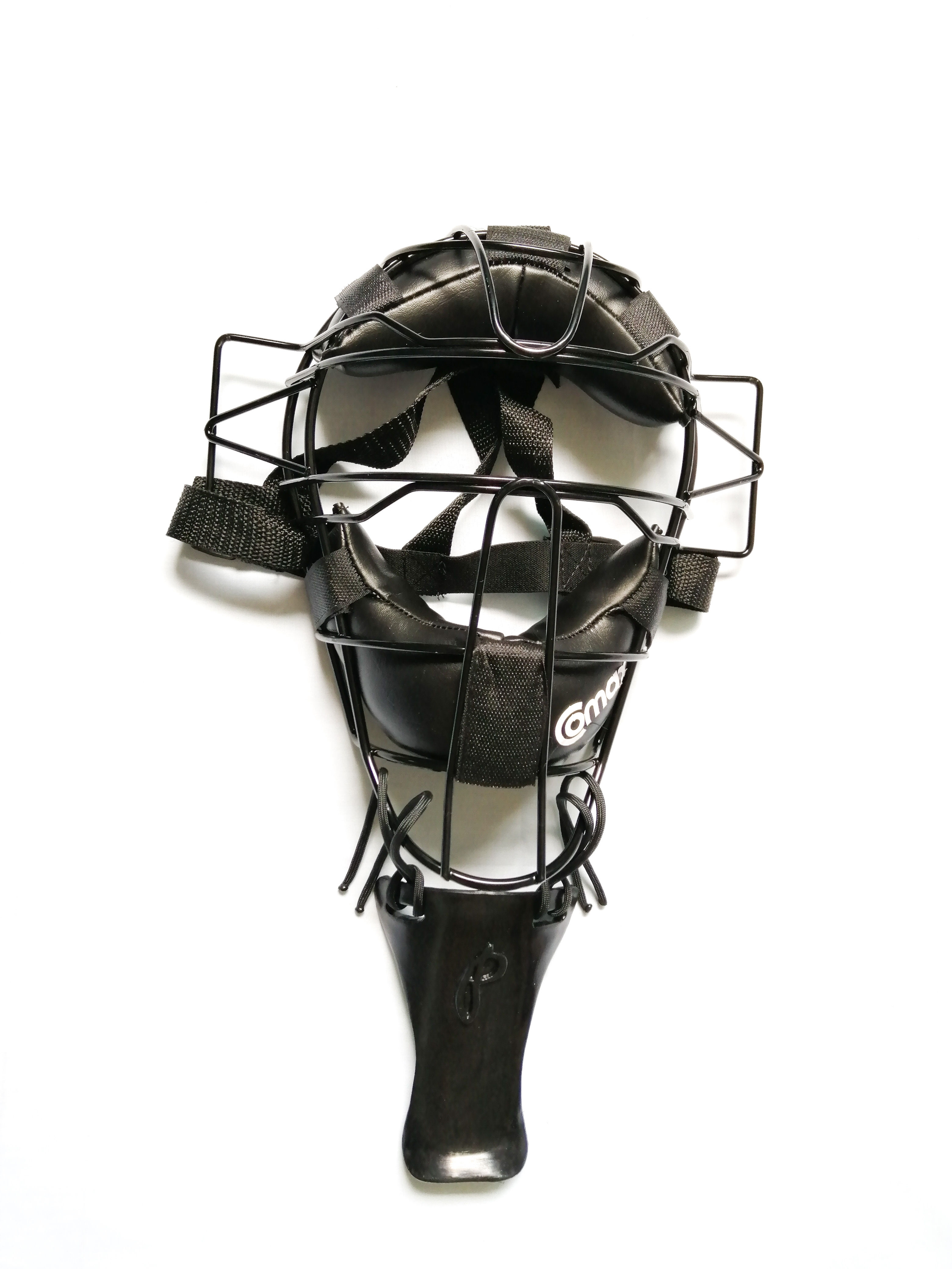 CARETA CATCHER UMPIRE NEGRO CON PROTECTOR DE GARGANTA