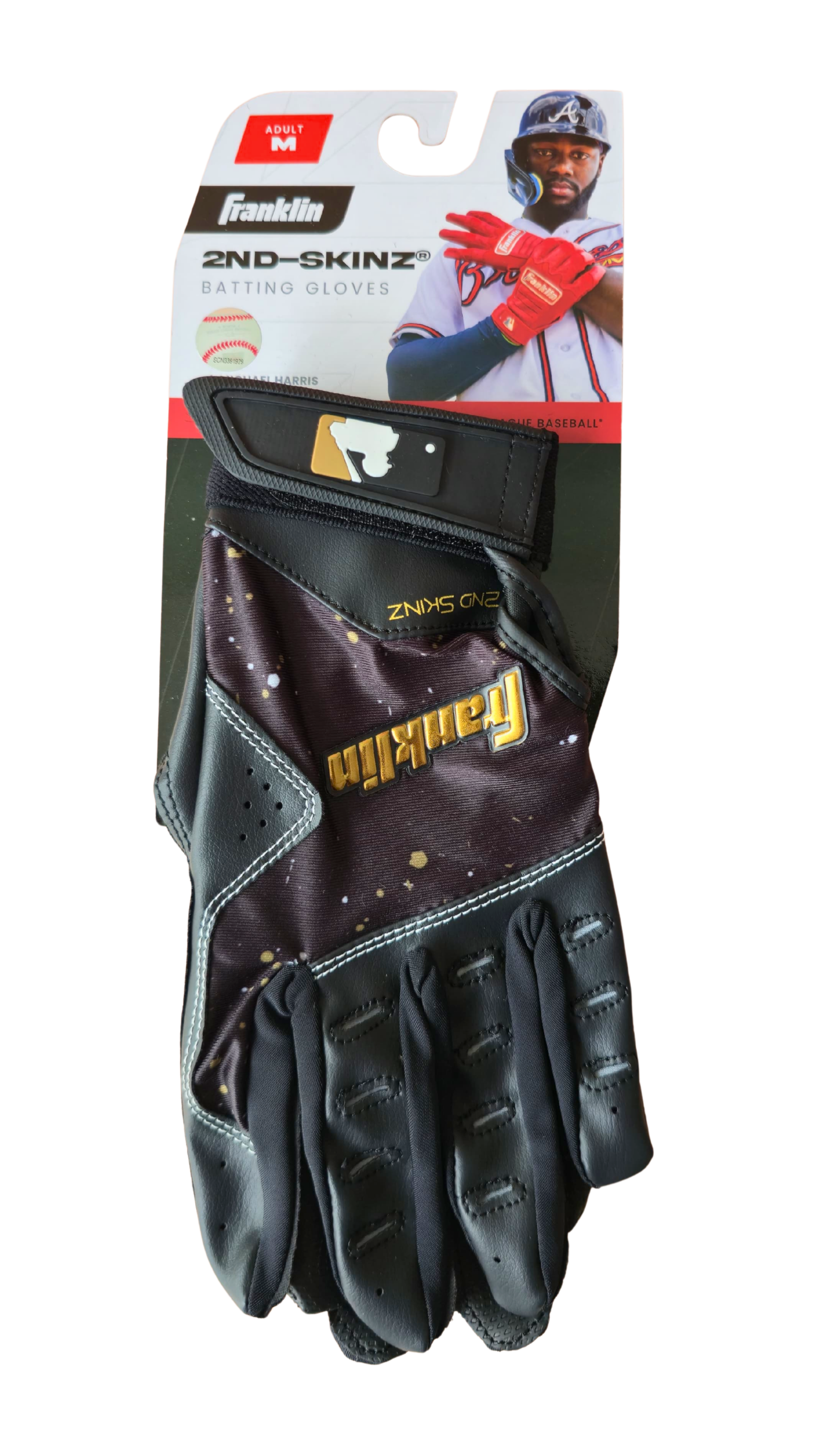 GUANTALETAS FRANKLIN 2ND SKINZ NEGRO