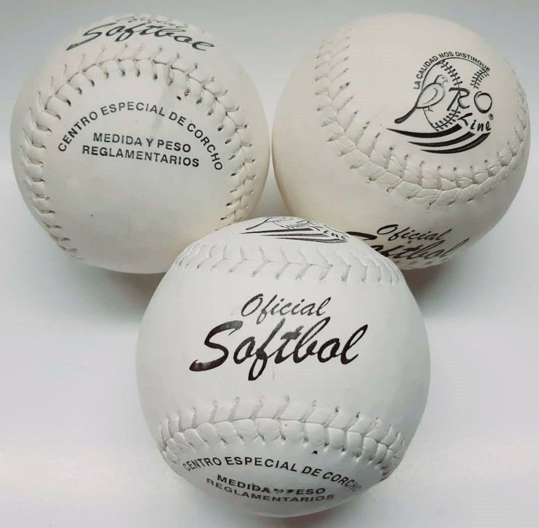 PELOTA SOFTBOL PROLINE OFICIAL REGLAMENTARIA POR DOCENA