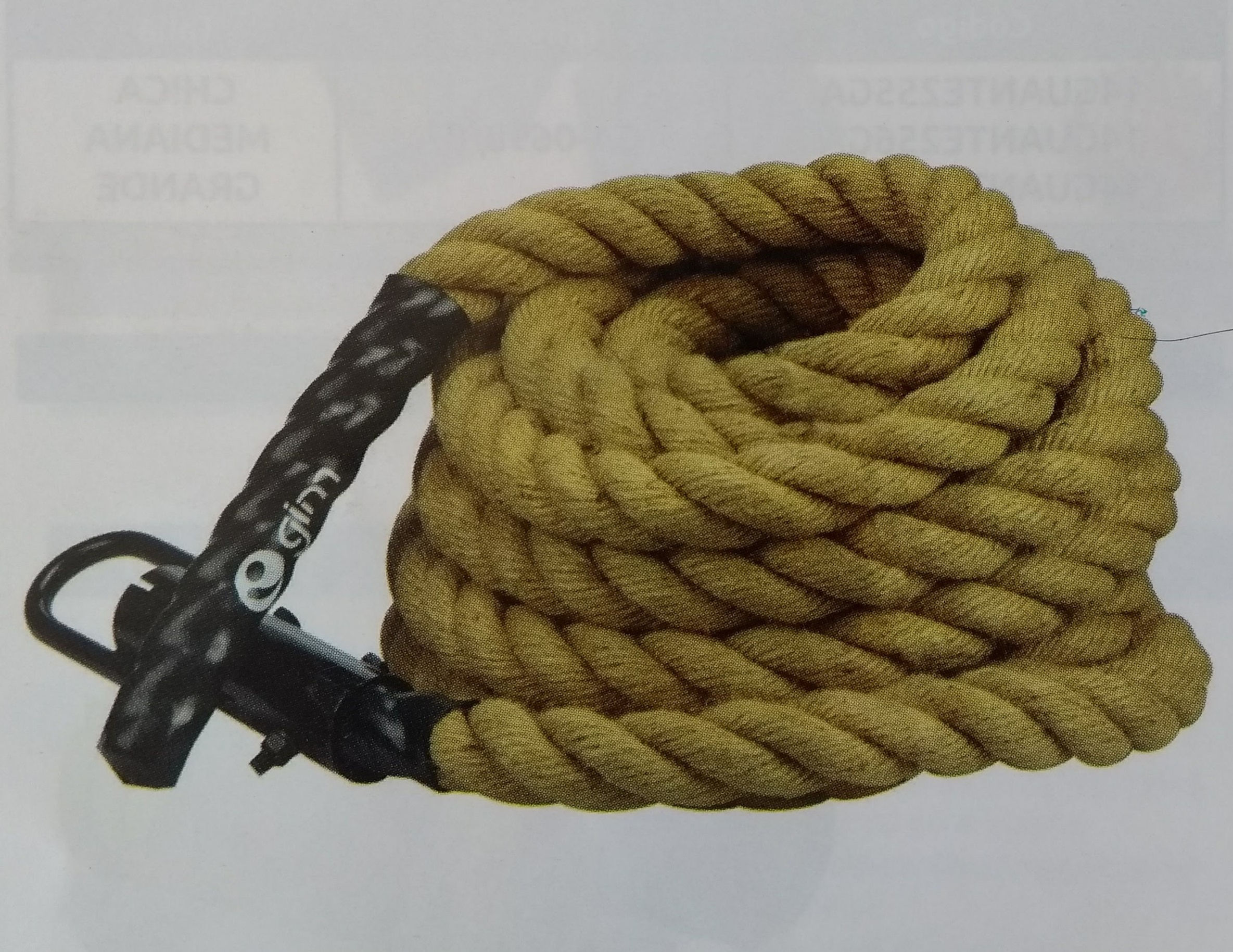 CUERDA PARA TREPAR ENTRENAMIENTO 1.5 PULGADAS x 9 MTS CROOSFIT