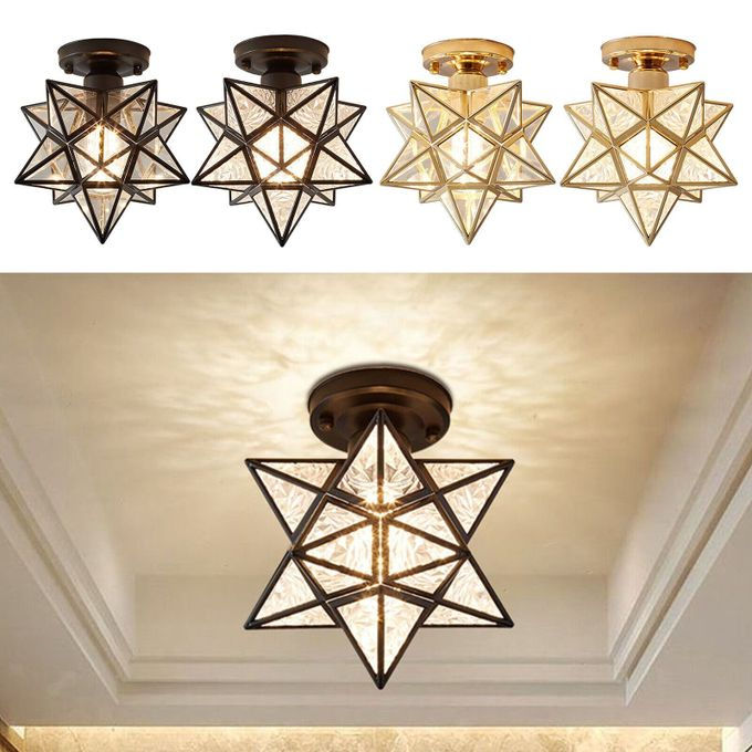 Miniature : Plafonnier Star Encastré De Style Scandinave - Or