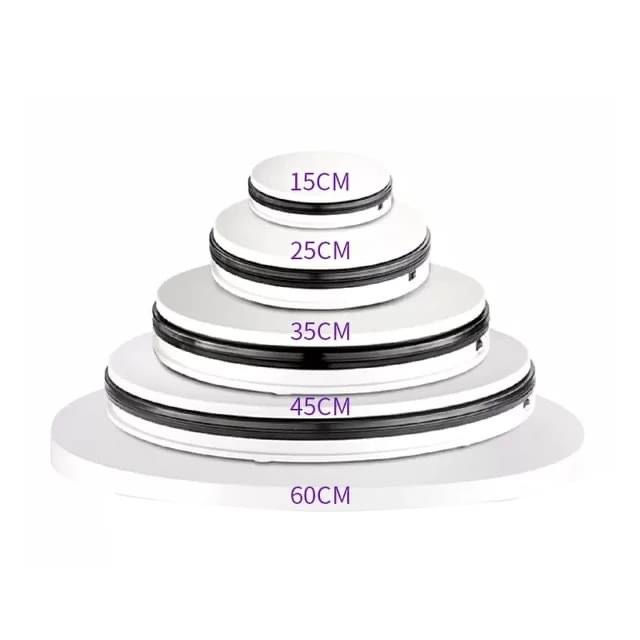 Miniature : Présentoir platine rotatif blanc