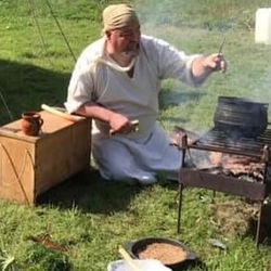 Richard brewing medieval ale