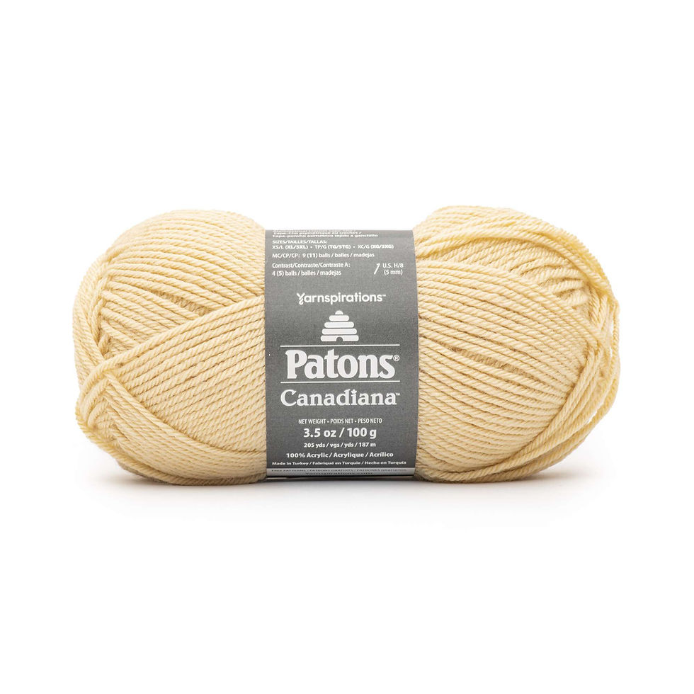 Pale Yellow - Patons Canadiana
