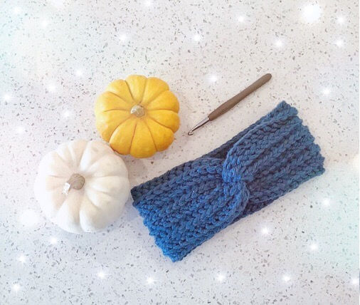 Thumbnail: Sweet November Reversible Ear Warmer - Crochet Pattern