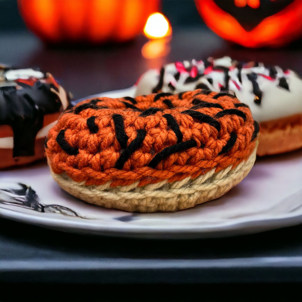 Halloween Donut Rattle Toy