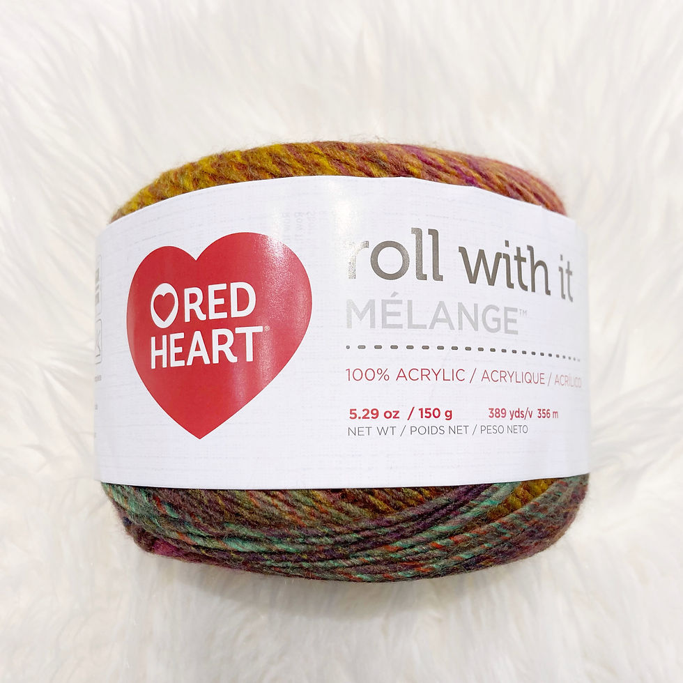 Thumbnail: Curtain Call - Red Heart Roll With It Melange