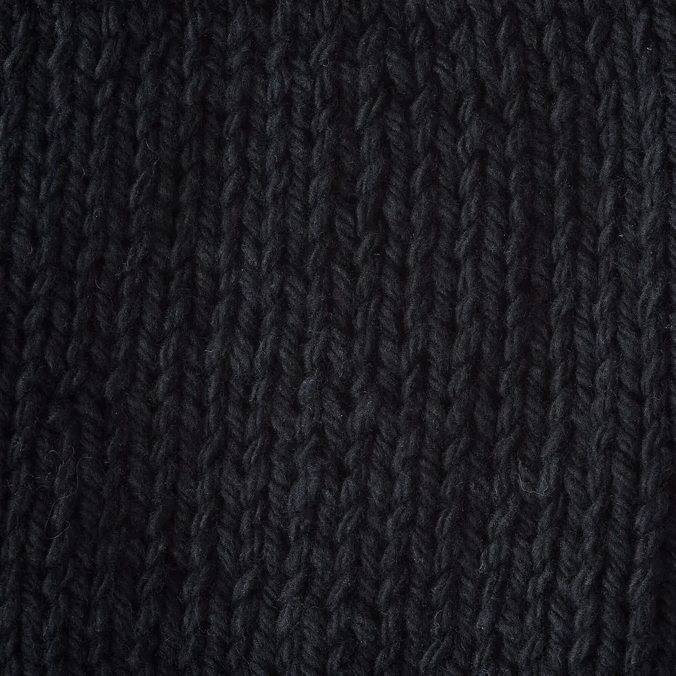 Thumbnail: lily sugar'n cream super size yarn in the colour black, a very deep rich black