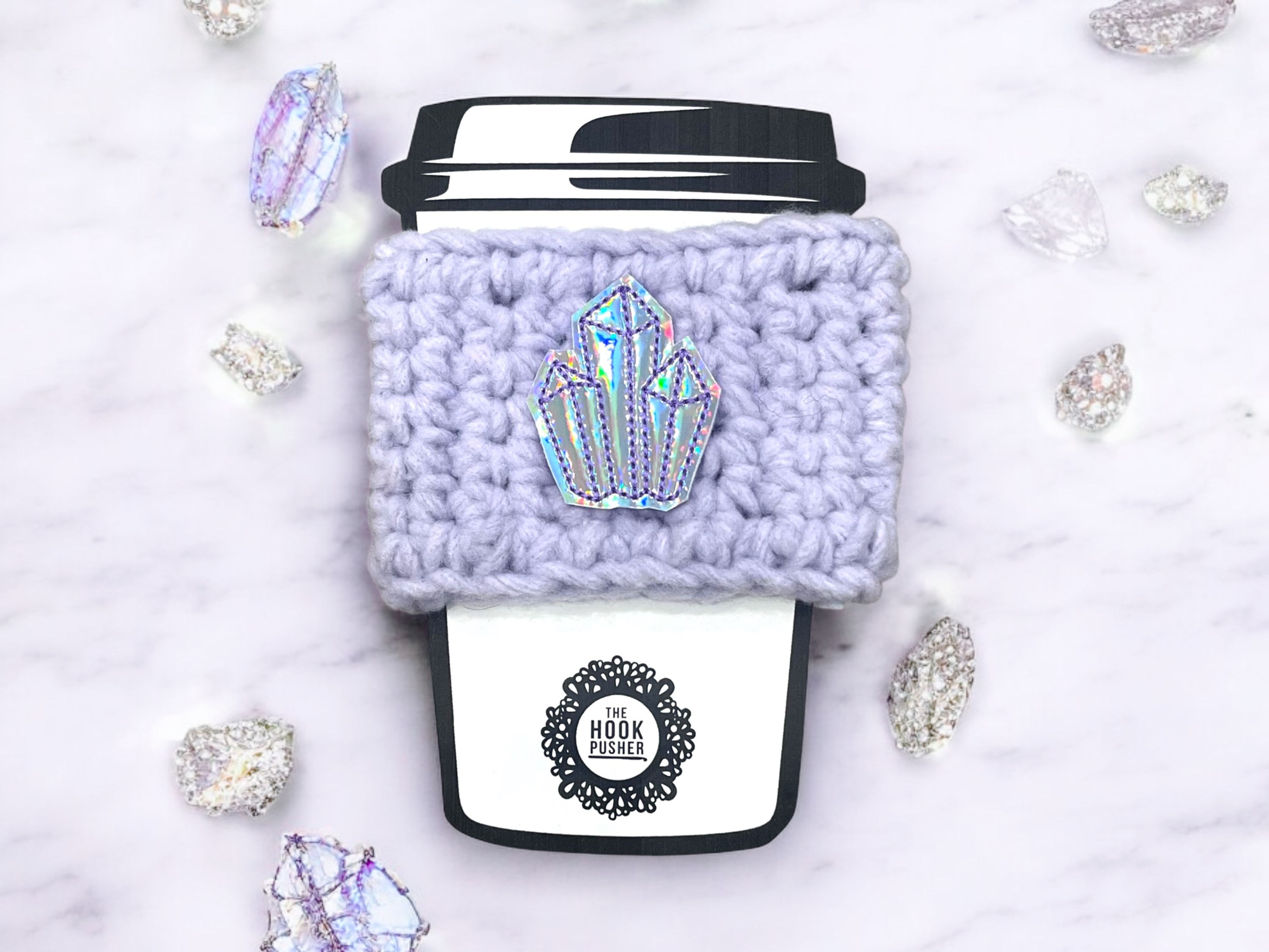 Holographic Crystals Cup Cozy