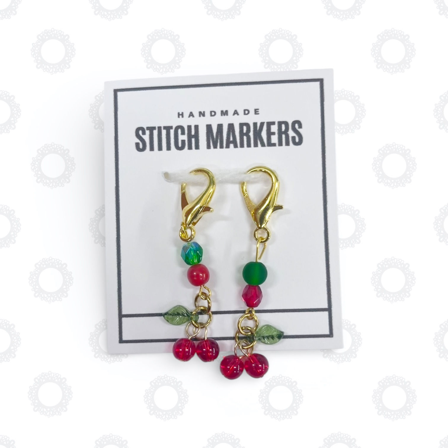 Stitch Markers - Cherries