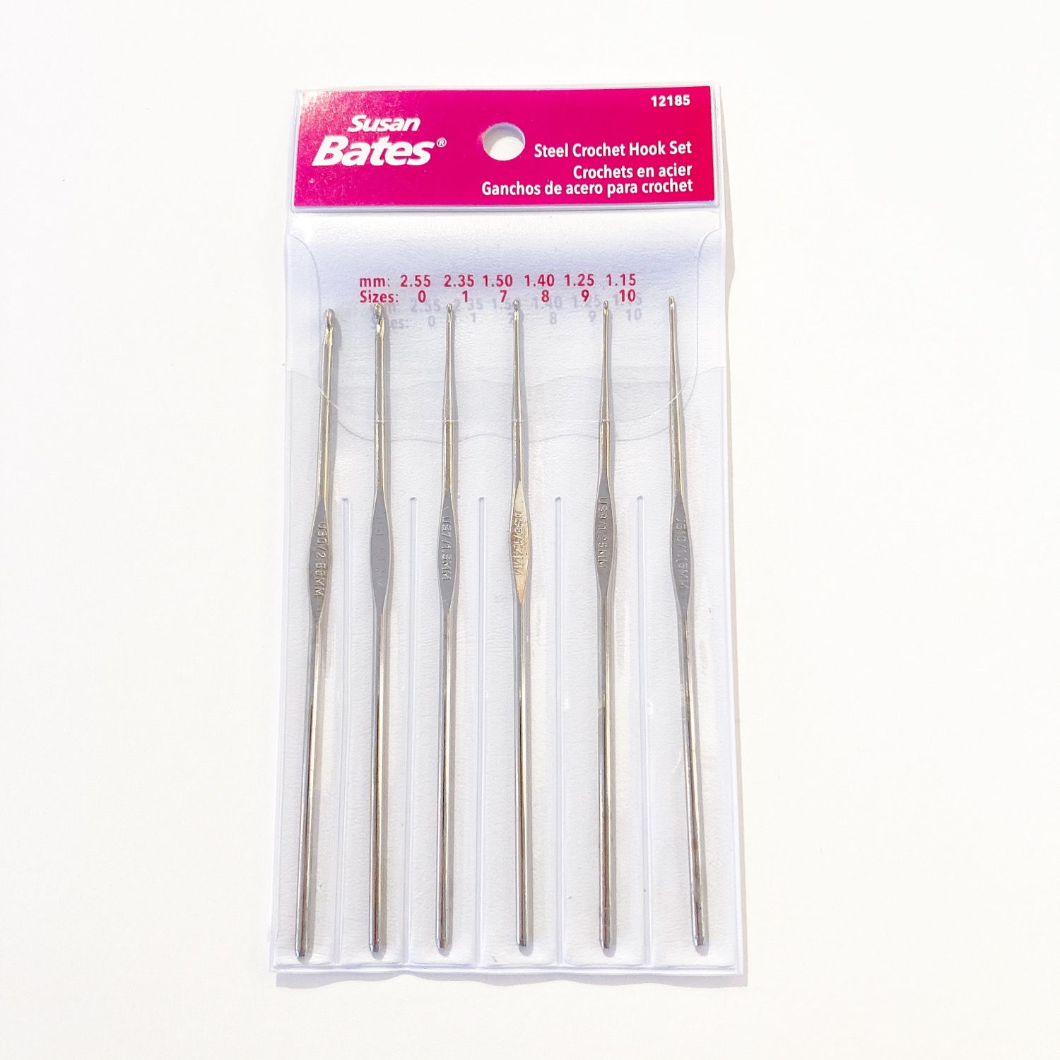 Steelite Crochet Hook Set - Susan Bates
