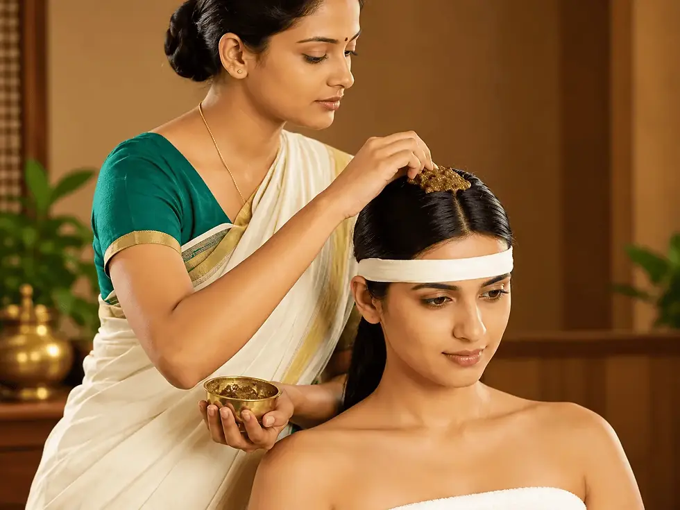 Ayurvedic Scalp Treatment in a Serene Spa (1).webp