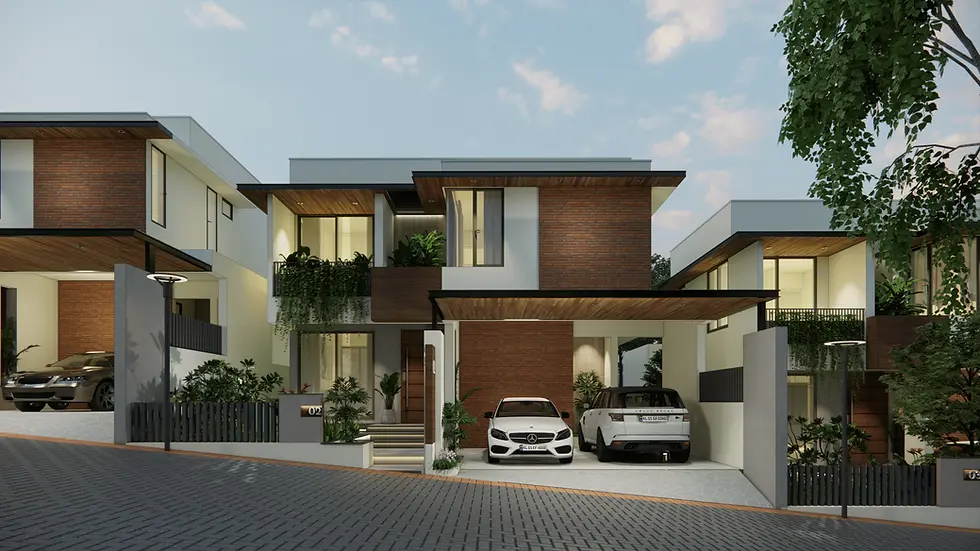3 BHK premium villa at Grove 360, Trivandrum