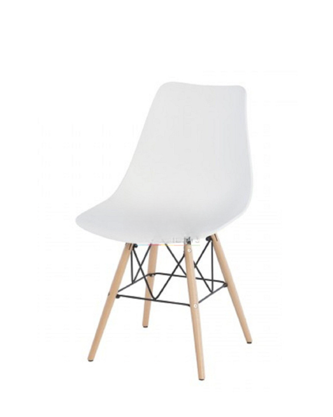 Scandinavian chair in wood and metal
