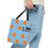 Thumbnail: Playful Goldfish Pattern Tote Bag, Cute Tote for Cat Lovers, Eco-Friendly
