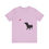 Thumbnail: Playful Dog Silhouette Unisex Tee, Fun Graphic, Casual Wear for Animal Lovers