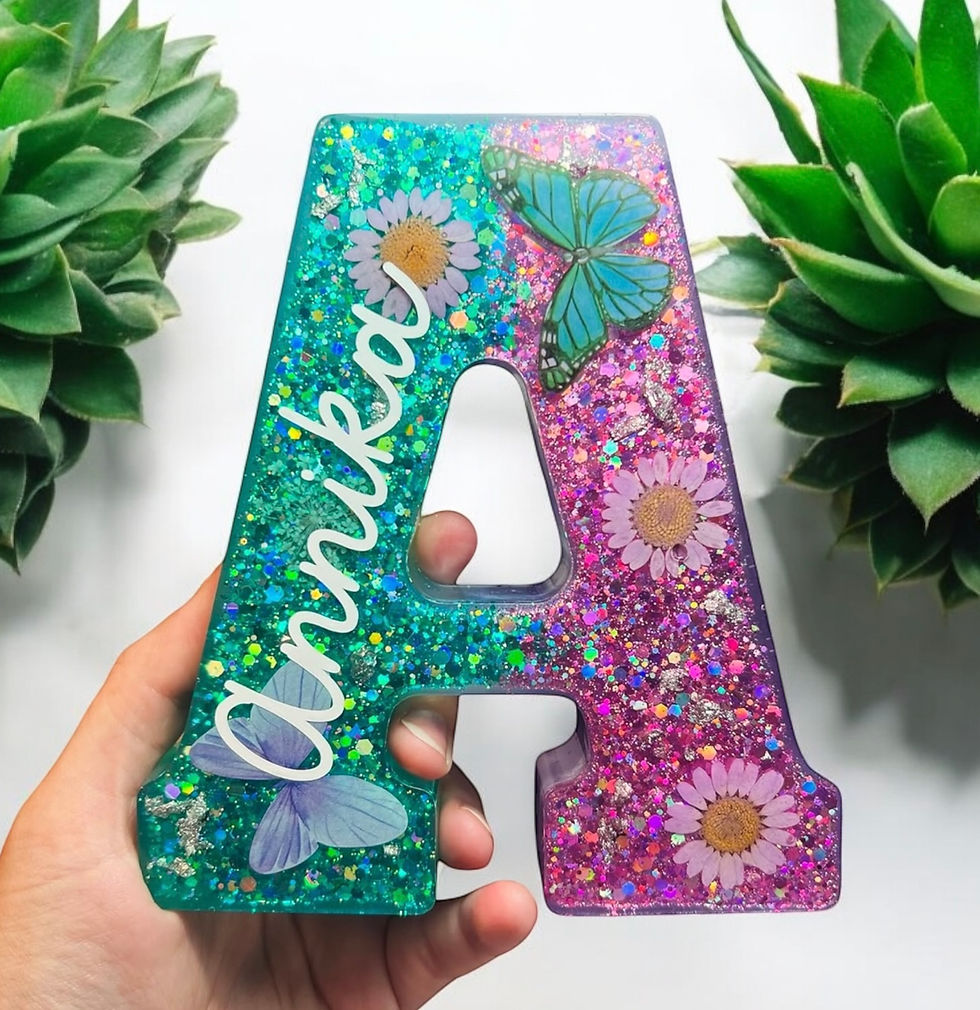 Miniatura: Lettera gigante glitter