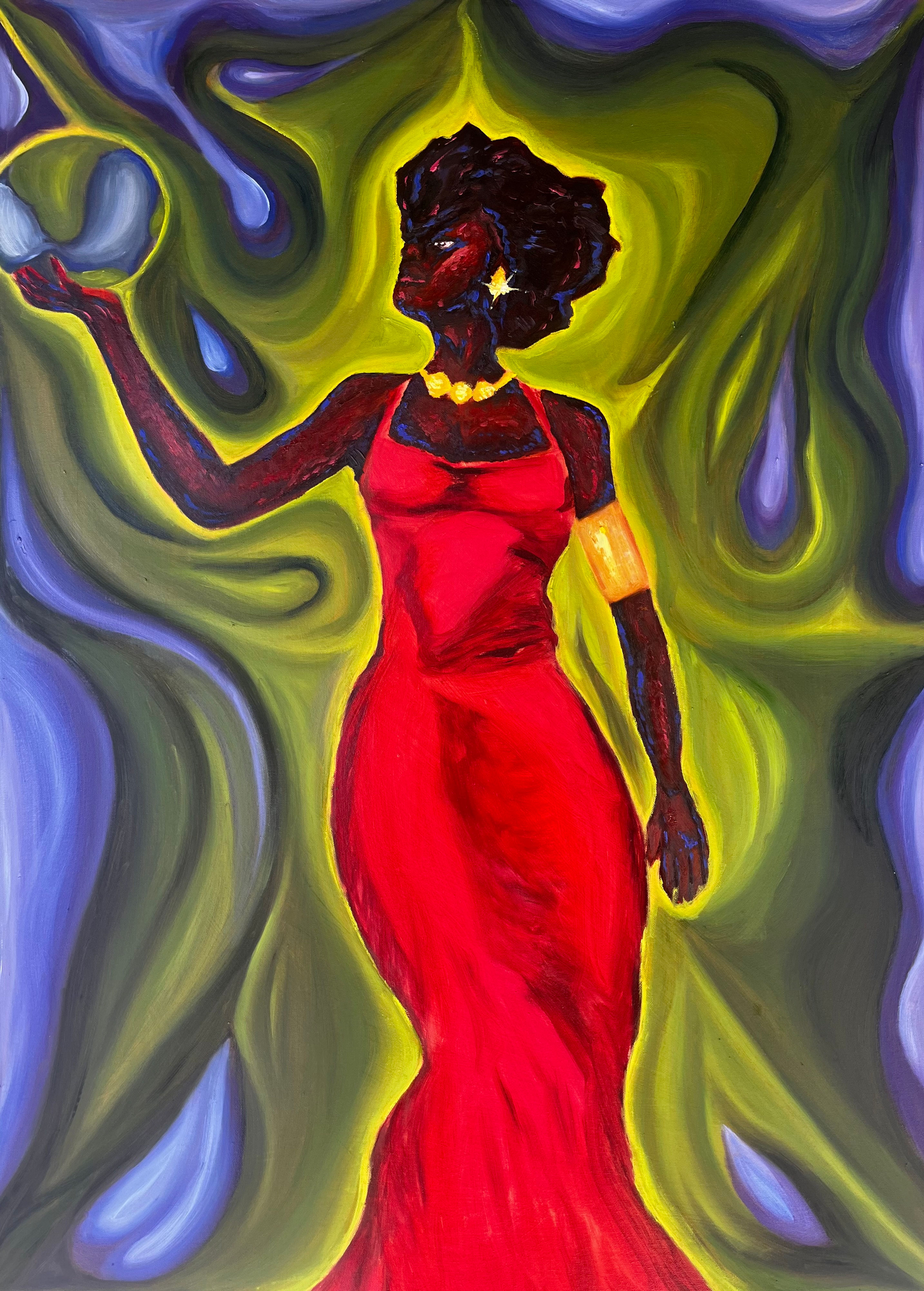 The Lady in the Red Dress