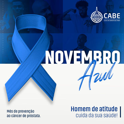 Novembro Azul - Mês de prevenção ao câncer de próstata