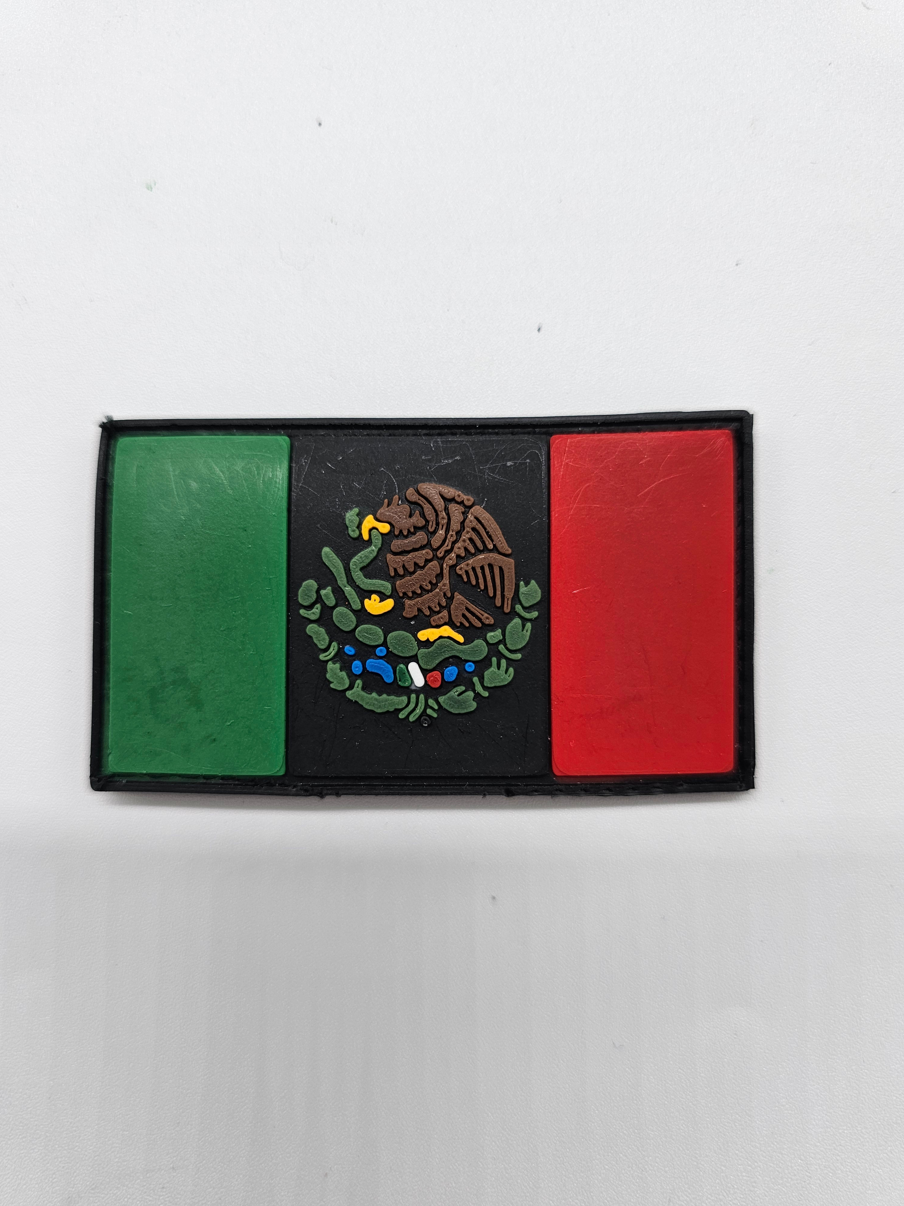 Bandera México Con Negro
