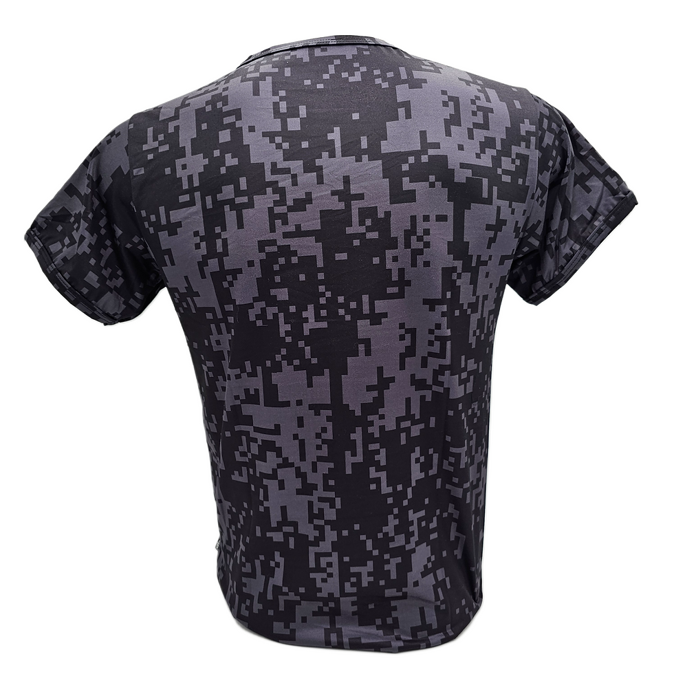 Miniatura: Playera Térmica Pixel Negro