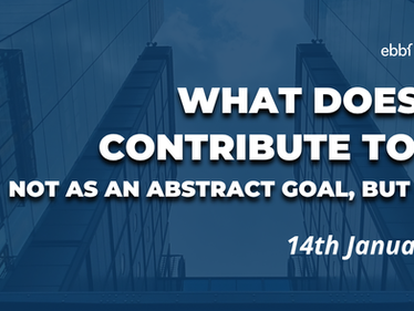 14 Jan - What does it mean to contribute to humanity — not as an abstract goal, but as a way of being?