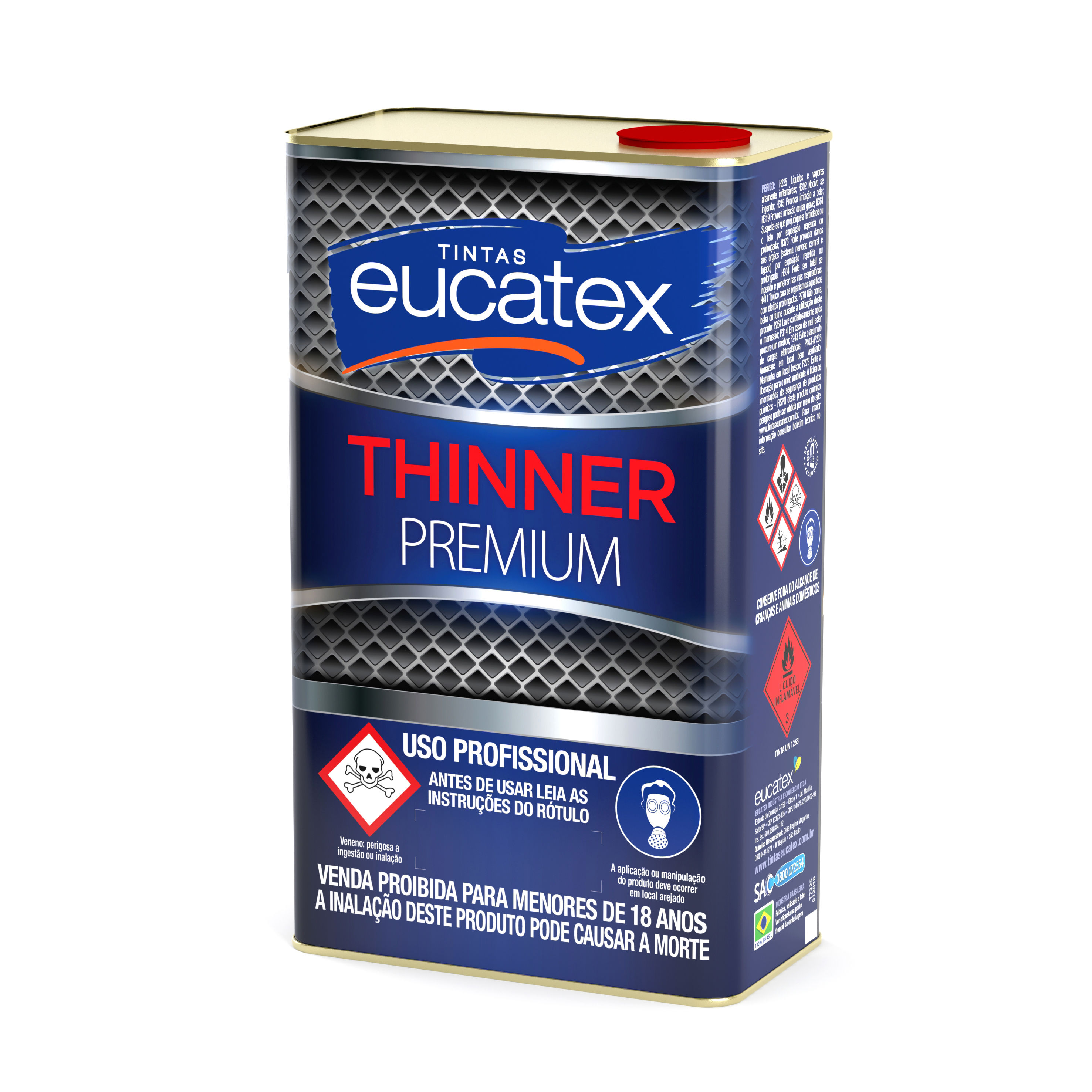 Thinner 9116 - 900ml e 5lts - Eucatex