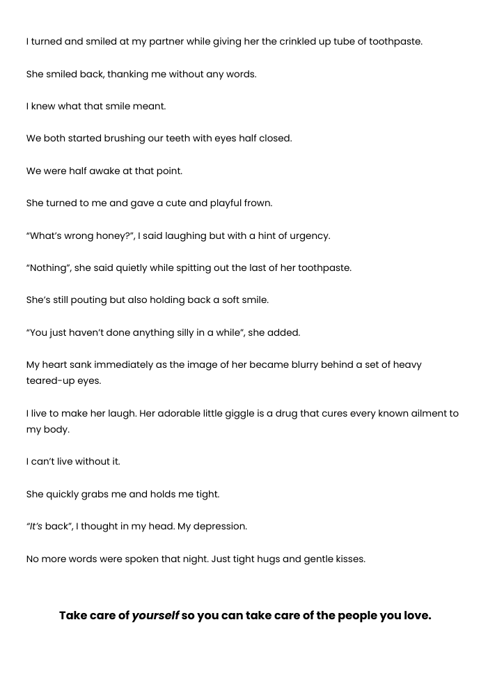 Mental Health Awareness Piece